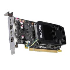 QUADRO P1000, 4GB, GDDR5, 128BIT, GOOD FOR GAMING & GRAPHIC WORK, CARD