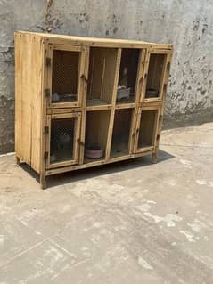 pigeon pegion cage 4 portion