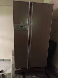 korean imported fridge double door multi functional very neat & clean