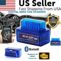 Mini Eml327 V2.1 OBD 2 Bluetooth Car Diagnostic-Tools For Android 0