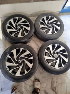 16 Inch Honda Rims+16 Inch 215/55 Tyre.