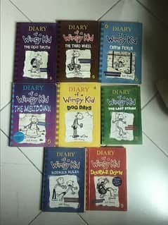wimpy kid books set of 8