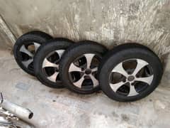 tyres with stepny. suzuki hiroof mehran khyber ravi