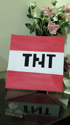 Minecraft TNT painting
