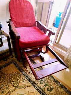 Beautiful and Solid Wooden Rocking Chair