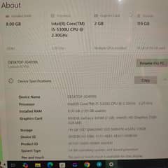 Laptop latitude E7450 128 SSD 8 ram  core i5 5 gen