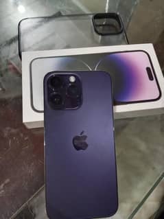 Iphone 14 pro max pta 256gb with box