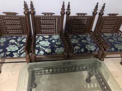 wooden chairs