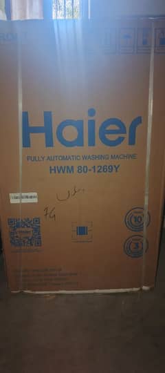 haier fully auto machine
