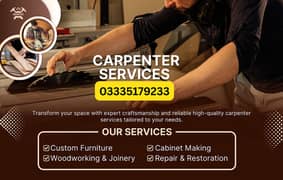 Carpenter Services, Kitchen, LED Console, Almari, Flash Door,Wood Work