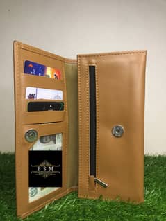 LONG WALLETS MENS/WOMENS BOTH. 100% ORIGINAL LEATHER/CUSTOMIZED NAME