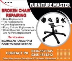 office chair repair Islamabad Rawalpindi door to door 0336-1572145