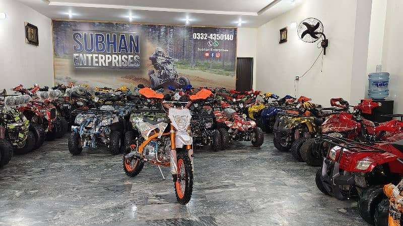 Special Edition 124cc Mini Trail And Atv Quad Bike Delivery In All Pak 0