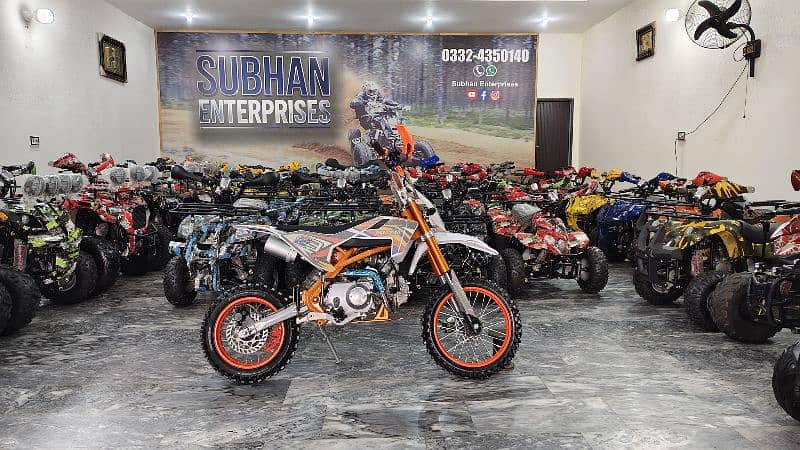 Special Edition 124cc Mini Trail And Atv Quad Bike Delivery In All Pak 1