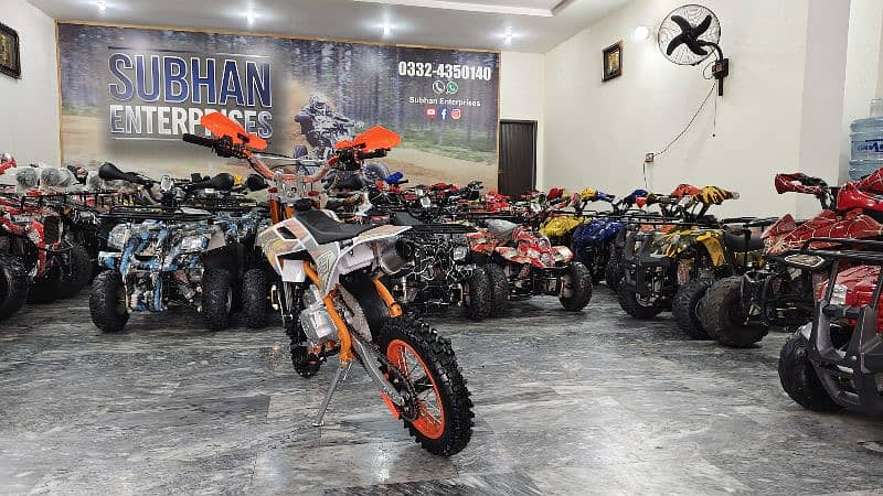 Special Edition 124cc Mini Trail And Atv Quad Bike Delivery In All Pak 6