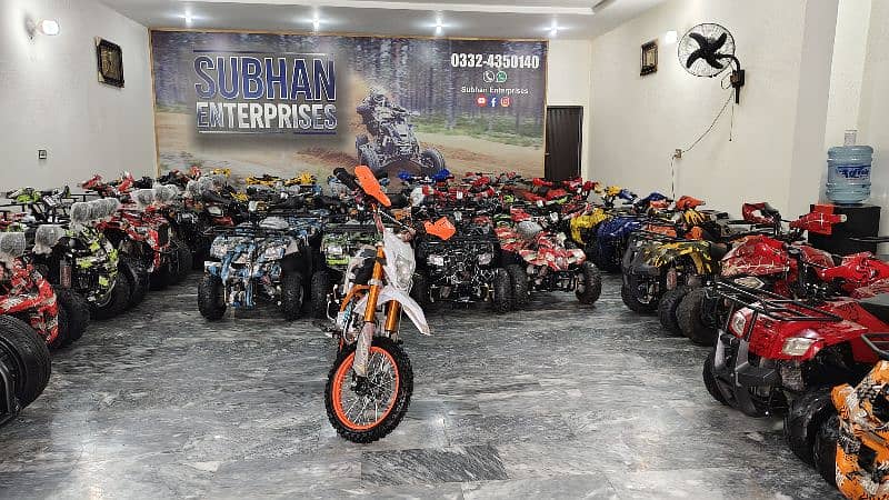 Special Edition 124cc Mini Trail And Atv Quad Bike Delivery In All Pak 8