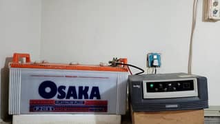 Luminous 1000W UPS with Osaka P-210S Battery (155AH, 23 Plates)