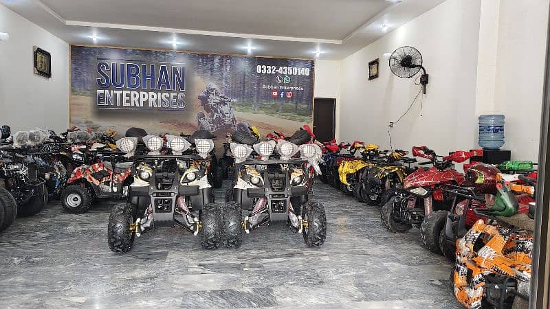 Double Disk Breaks 125cc Hunter Jeep Atv Quad Bike Delivery In All Pak 2