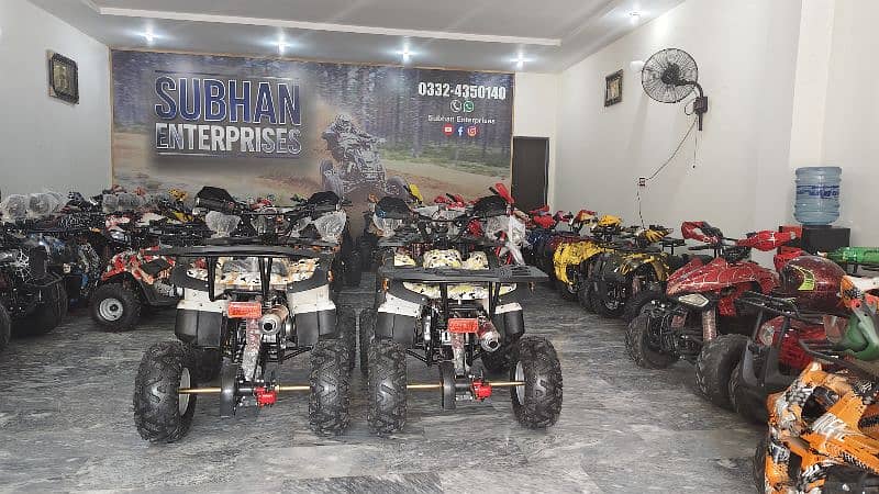 Double Disk Breaks 125cc Hunter Jeep Atv Quad Bike Delivery In All Pak 3