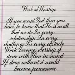 Contact writing