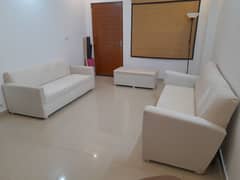 Two 3 seater sofa and 1 satee