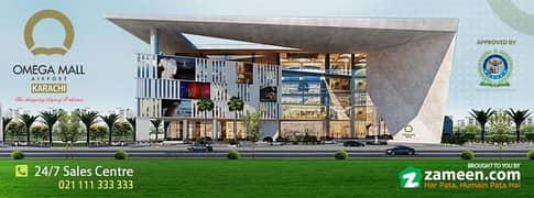 Well-Constructed Shop Available For Sale ON Installment In  Omega Mall Airport