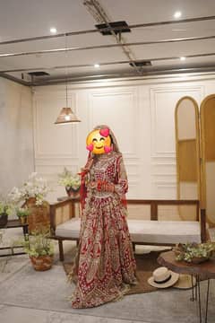 Heavy bridal lehenga