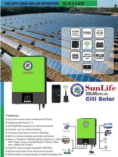 Solar Inverter, SunLife Inverter 4.2Kw, Best Price In Pakistan