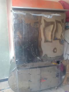 Shawarma counter complete lock doors