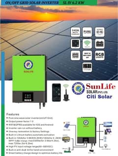 Solar Inverter, SunLife Inverter 6.2Kw, Best Price In Pakistan