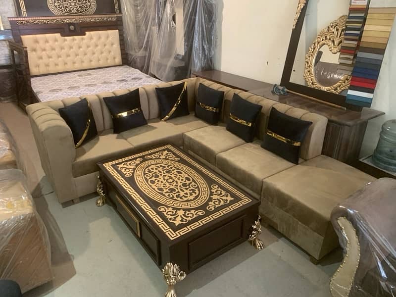 L Shaped Sofa Set 4