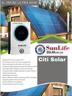 Solar Inverter, SunLife Inverter 6Kw, Best Price In Pakistan