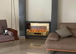 Electric fireplace | Marble fireplace | fire place | Pvc wall panel