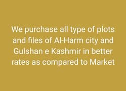 5 Marla Residential Plot ready for construction in Al-Haram City Chakri road Rawalpindi