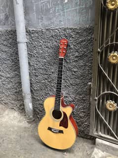 Professional acoustic guitar just like a brand new