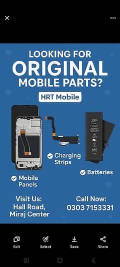Orginal Mobile parts