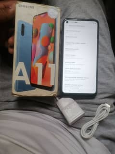 samsung A11  original PTA registered condition 10/9with box charger