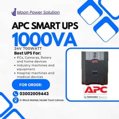 APC Smart UPS 1000va 700watt, 1500va 1000watt, 3kva 2700watt, 5kva