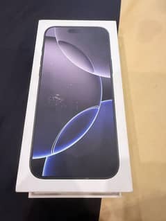 16 pro max LLA factory unlocked just box open 256gb