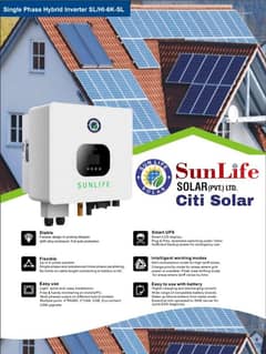 Solar Inverter, SunLife Inverter HI-6K-SL , Best Price In Karachi.