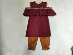 Off-Shoulder Baby Girl Dress