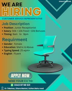 CSR jobs availabale