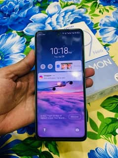 tecno camon 19 neo 6+2/128gb with box cable arrgent sall 03240069071