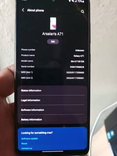 Samsung Mobile A71