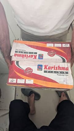 karishma Fan For sale home use ka liya lia tha lakin istemal man ni ay