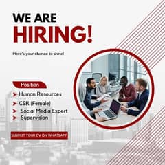 Retired & Experience staff required for Management