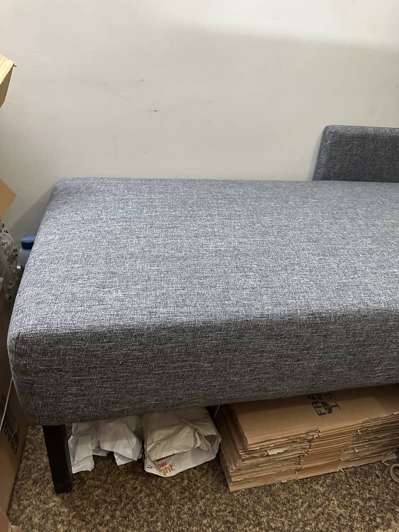 Habbit L shape sofa set almost new just buy 1 month before 4
