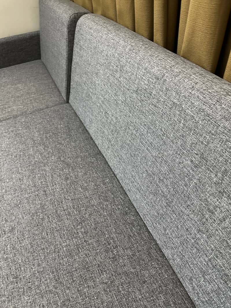 Habbit L shape sofa set almost new just buy 1 month before 5