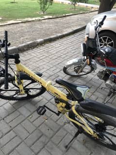 Land rover folding bicycle