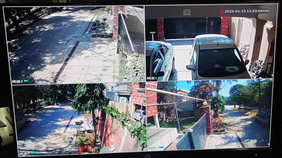 CCTV Complete SetUp Dauha XVR 8 MP with 4 Cameras FIX PRICE 9